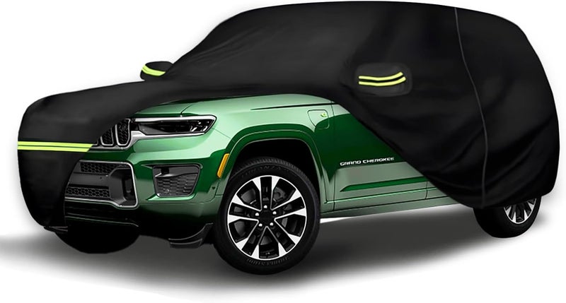 ATBKJ Waterproof Car Covers Fit for 2010-2025 Jeep Grand Cherokee (Black) Custom Heavy Duty Waterproof All Weather Protection Outdoor - Image 1